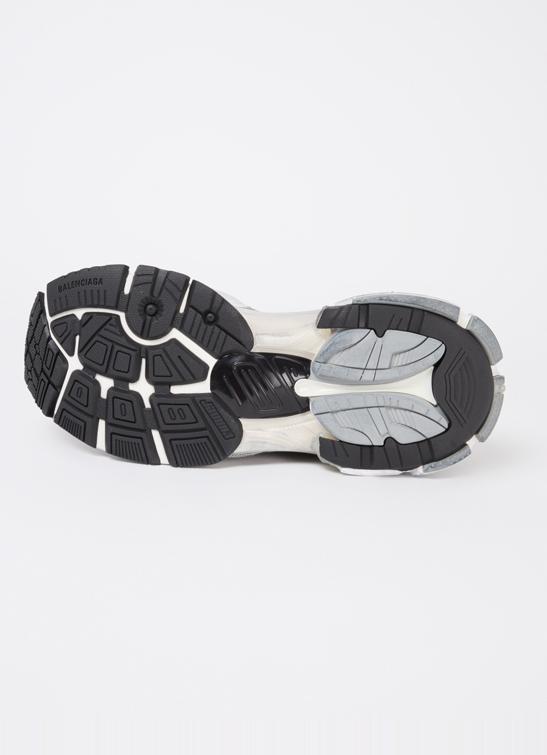 Balenciaga Runner sneaker met logo - detail 3 grijs