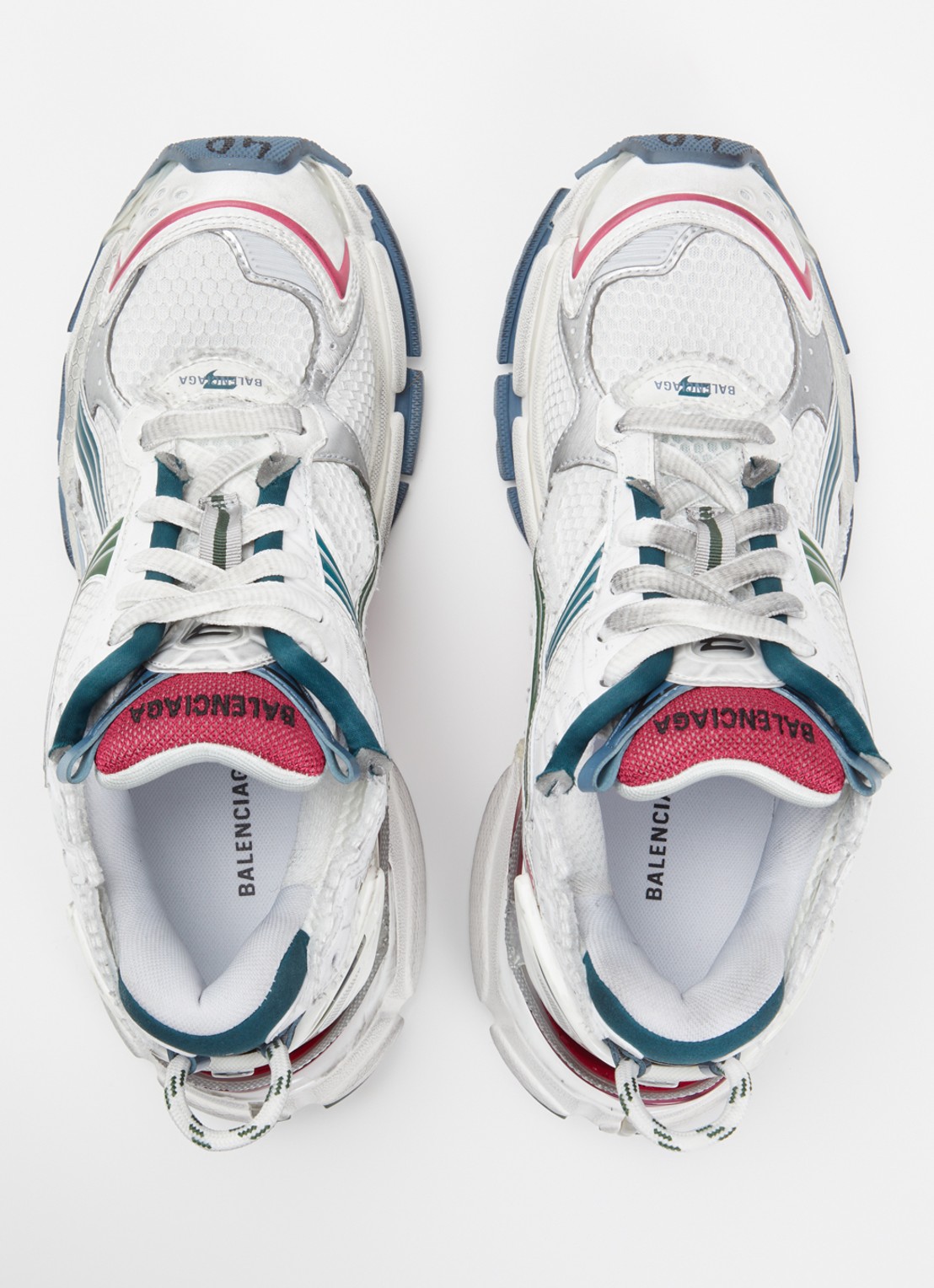 Balenciaga Runner sneaker met mesh details - detail 2 roze