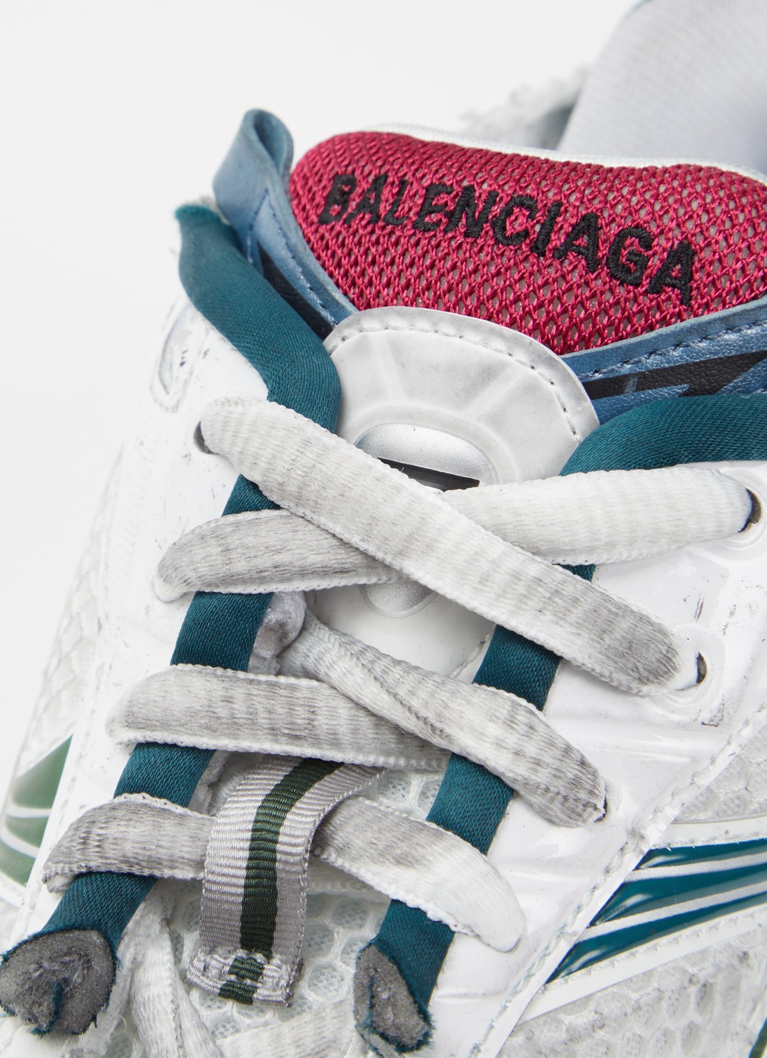 Balenciaga Runner sneaker met mesh details - detail 4 roze