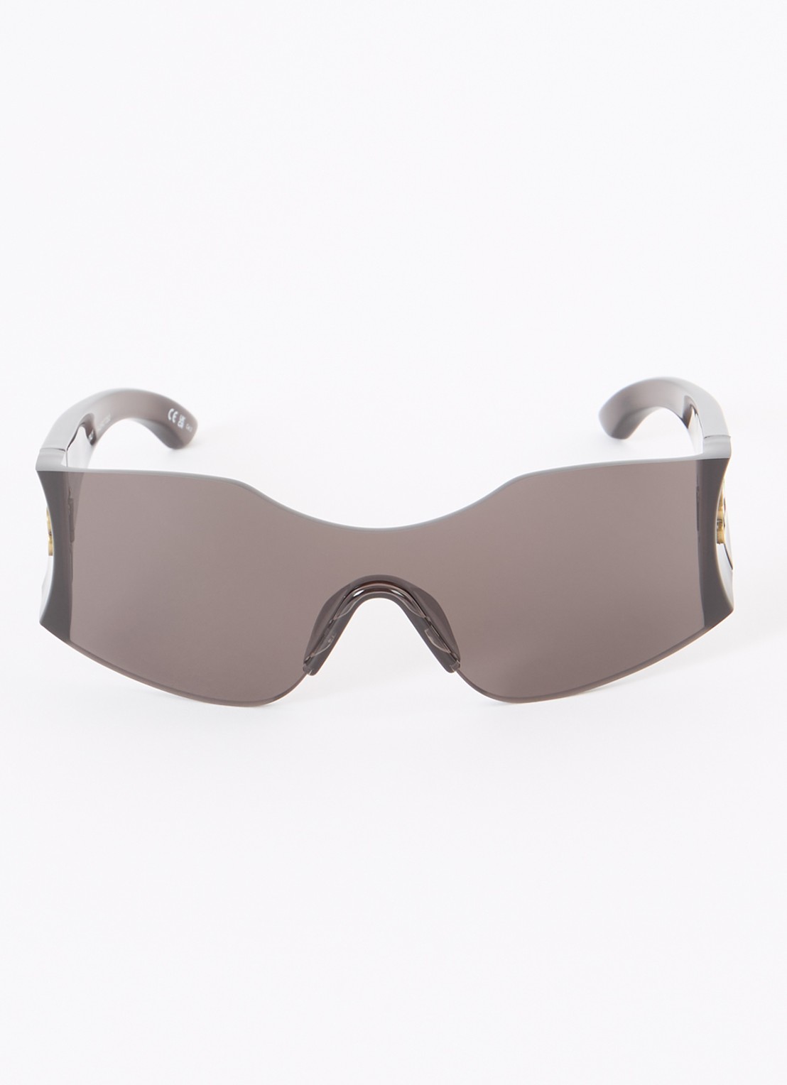 Balenciaga Shield zonnebril BB0292S - detail 2 donkergrijs