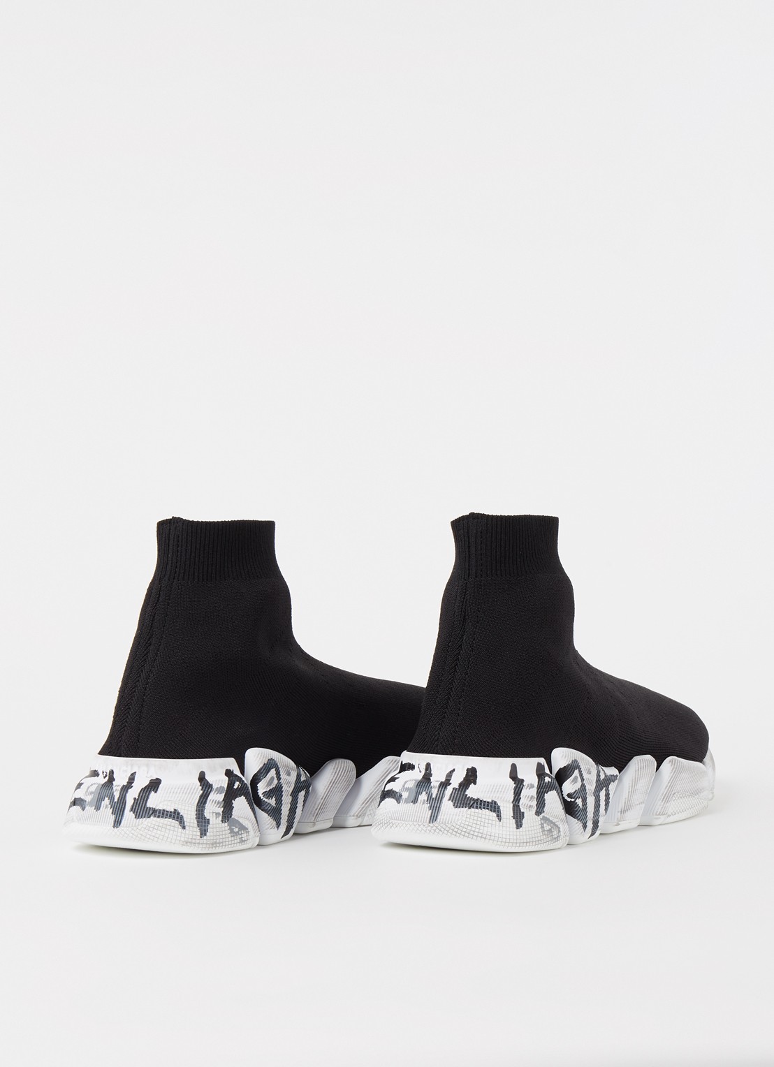 Balenciaga Speed 2.0 Trainer met gebreid bovenwerk - detail 3 zwart