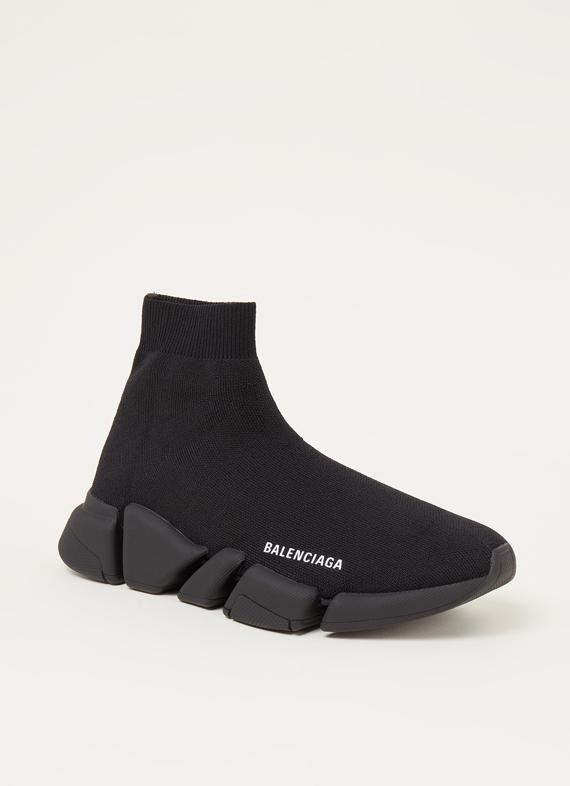 Balenciaga Speed 2.0 Trainer met logo - voorkant zwart