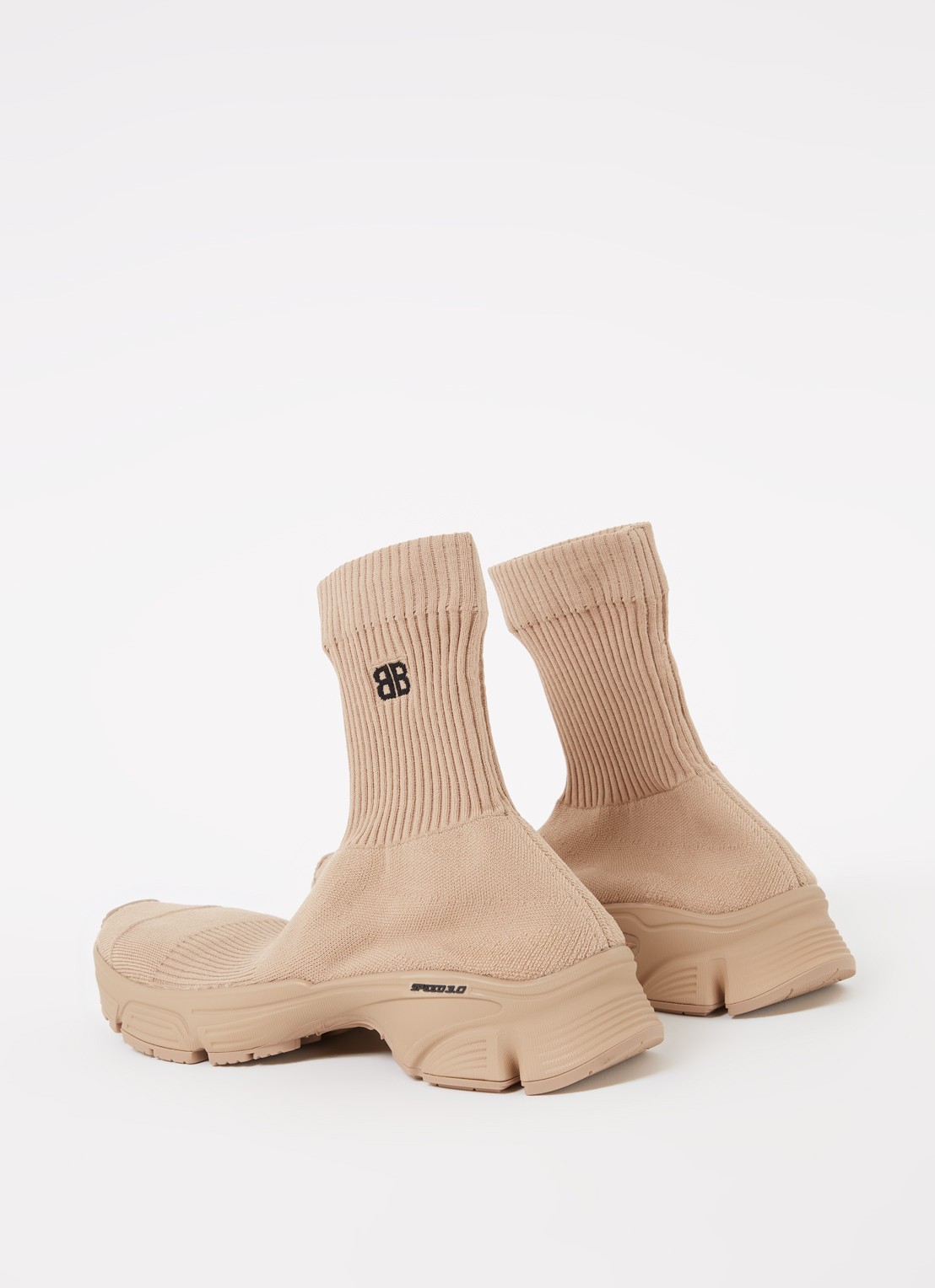 Balenciaga Speed 3.0 Trainer met gebreid bovenwerk - detail 2 beige