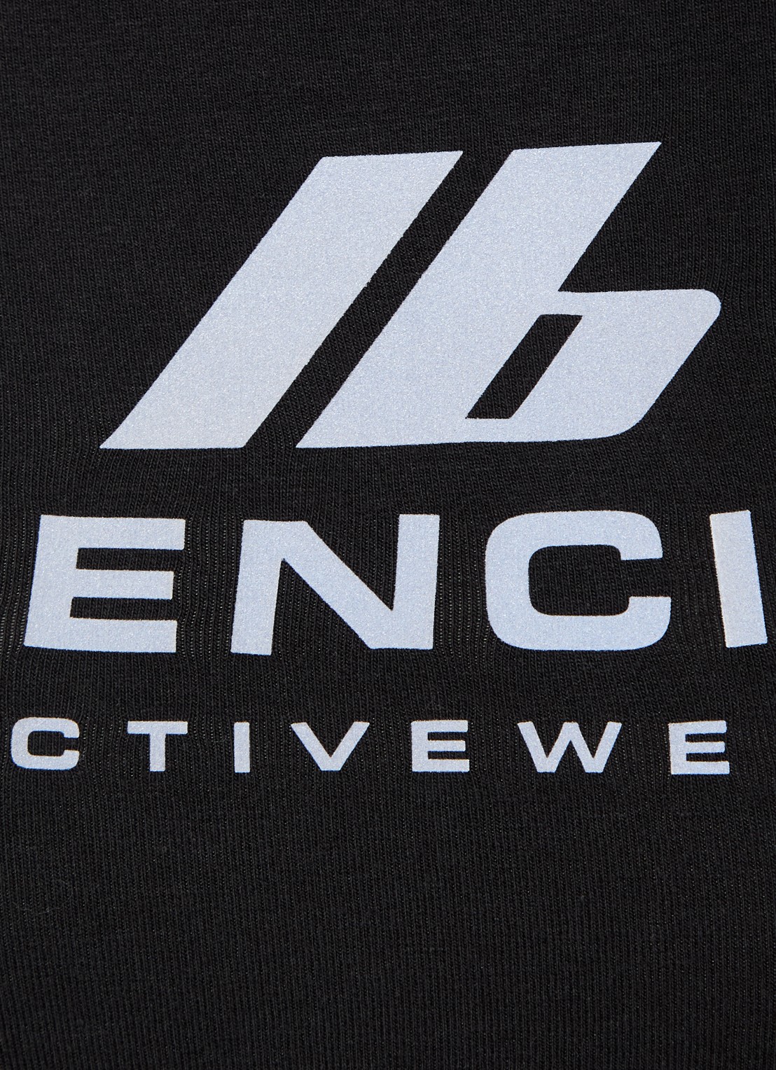 Balenciaga T-shirt met logoprint - detail 2 zwart