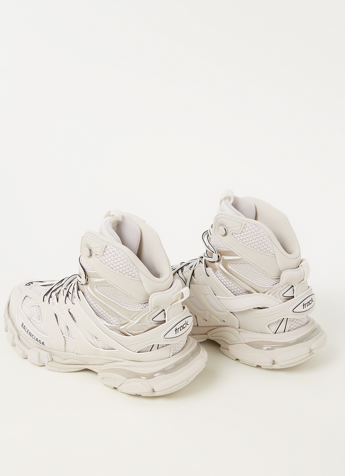 Balenciaga Track Hike sneaker met mesh details - detail 2 creme