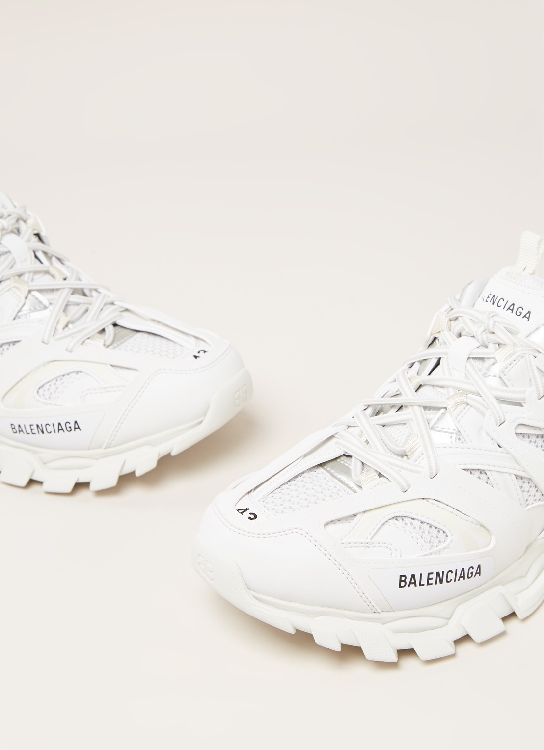 Balenciaga Track sneaker met mesh details  - detail 2 wit