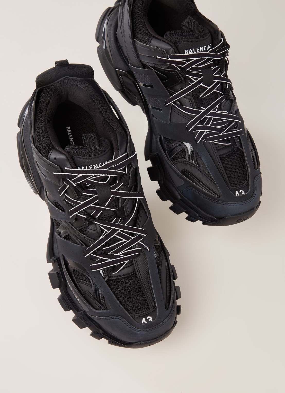Balenciaga Track sneaker met mesh details  - detail 2 zwart