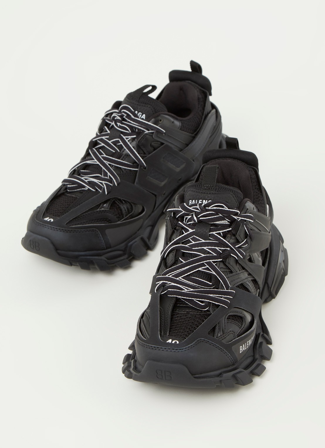 Balenciaga Track sneaker met mesh detalis - detail 3 zwart