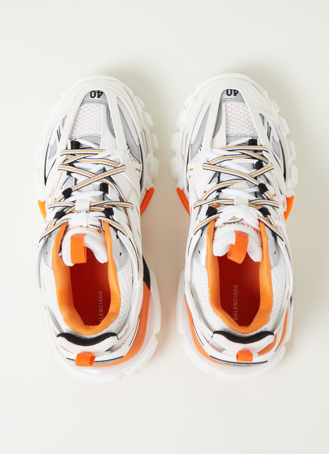 Balenciaga Track sneaker met mesh detalis - detail 3 orange