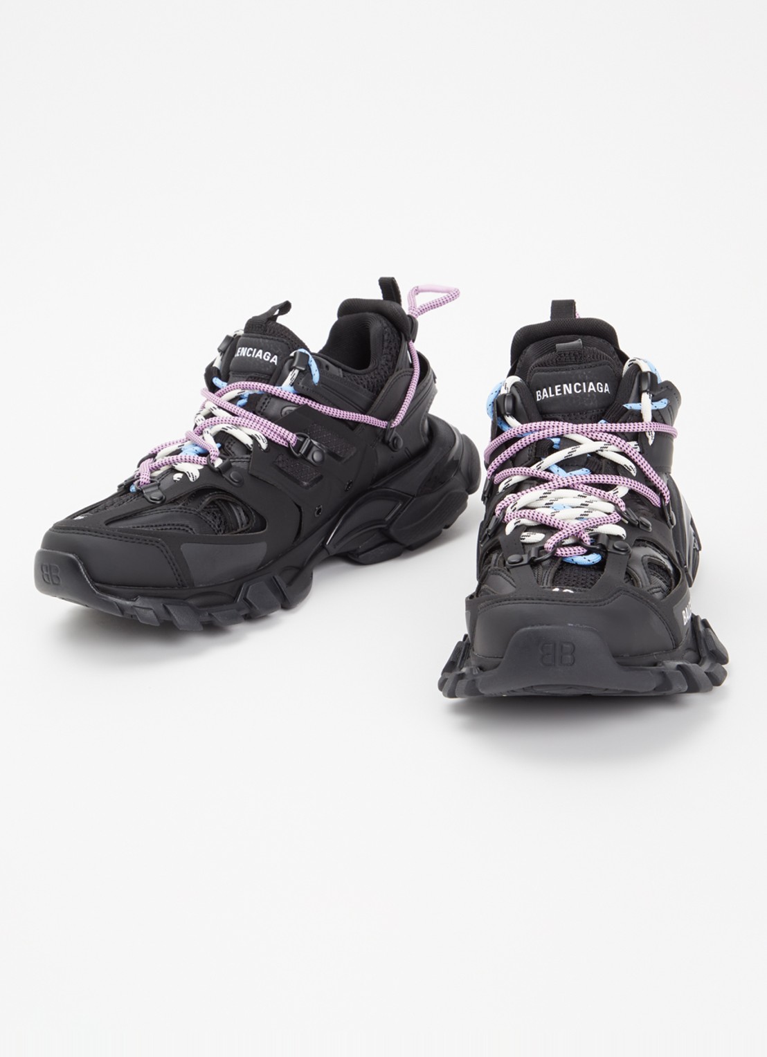 Balenciaga Track Trail Laces sneaker met mesh details - detail 3 zwart