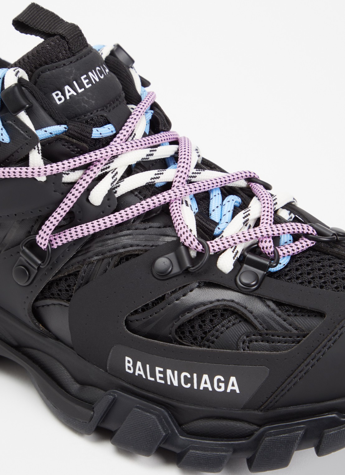 Balenciaga Track Trail Laces sneaker met mesh details - detail 6 zwart