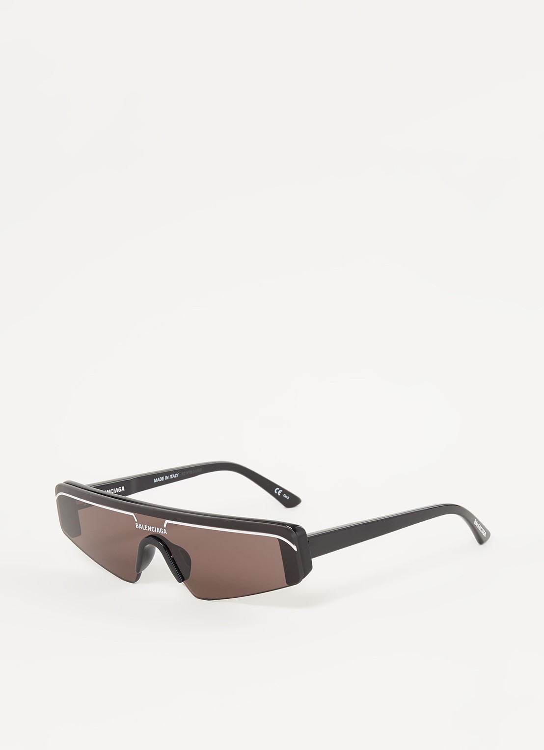 Balenciaga Zonnebril BB0003S - voorkant 3 zwart