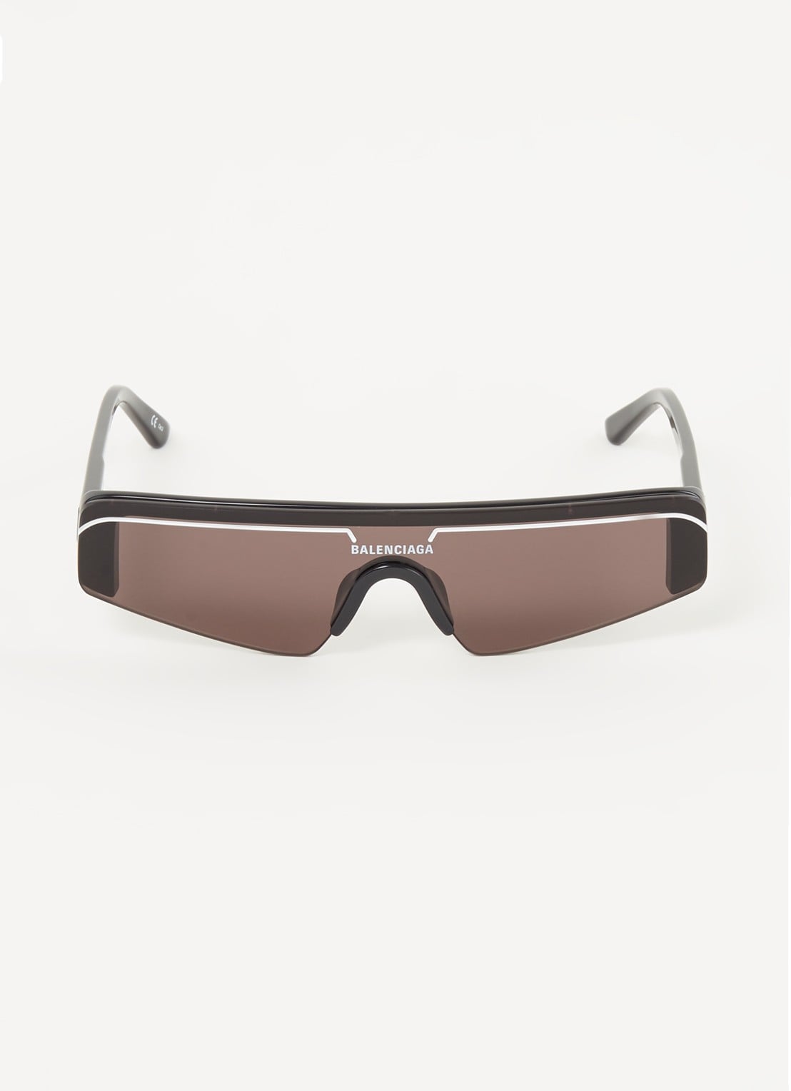 Balenciaga Zonnebril BB0003S - voorkant 4 zwart