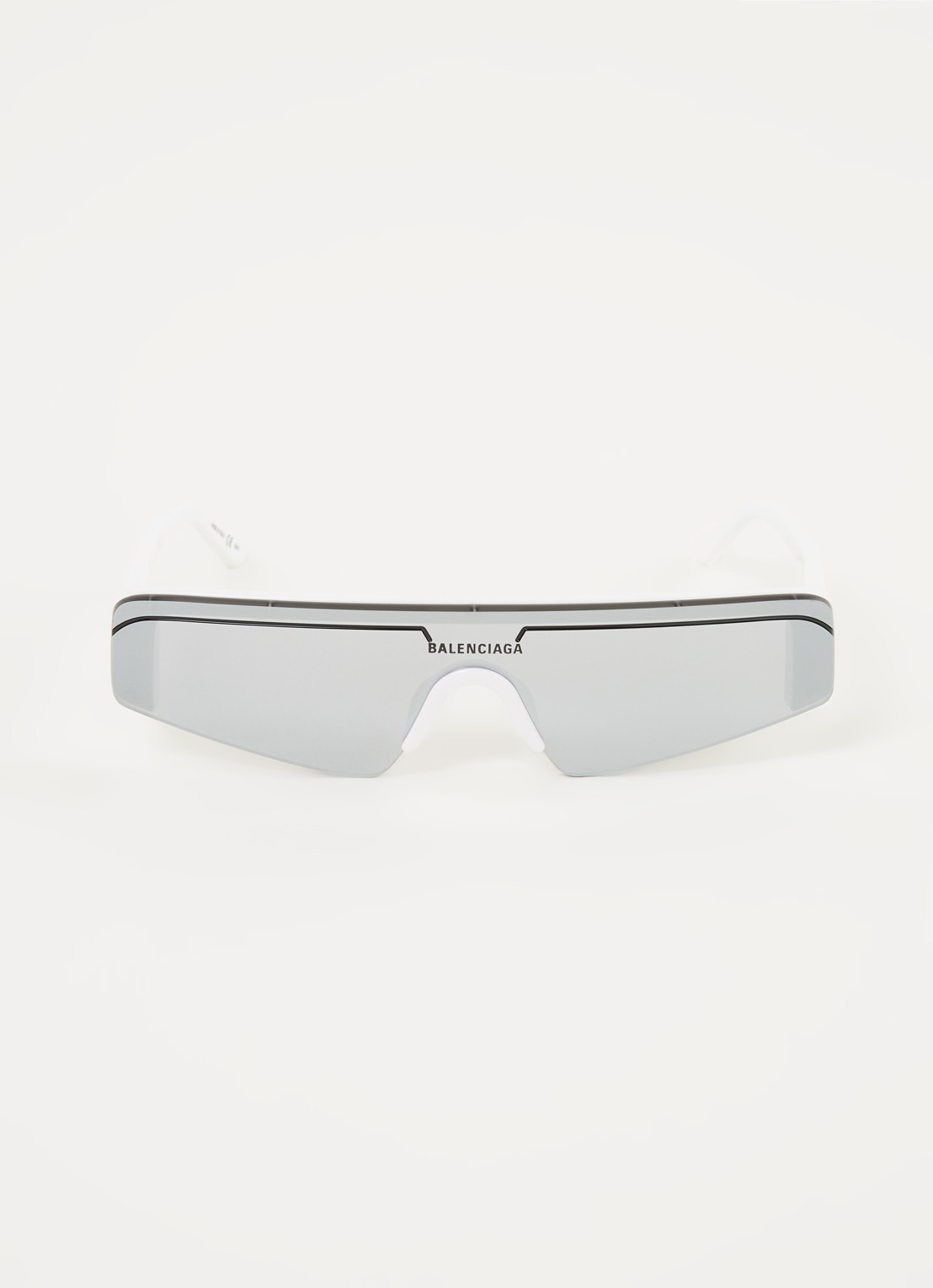 Balenciaga Zonnebril BB0003S - voorkant 2 wit