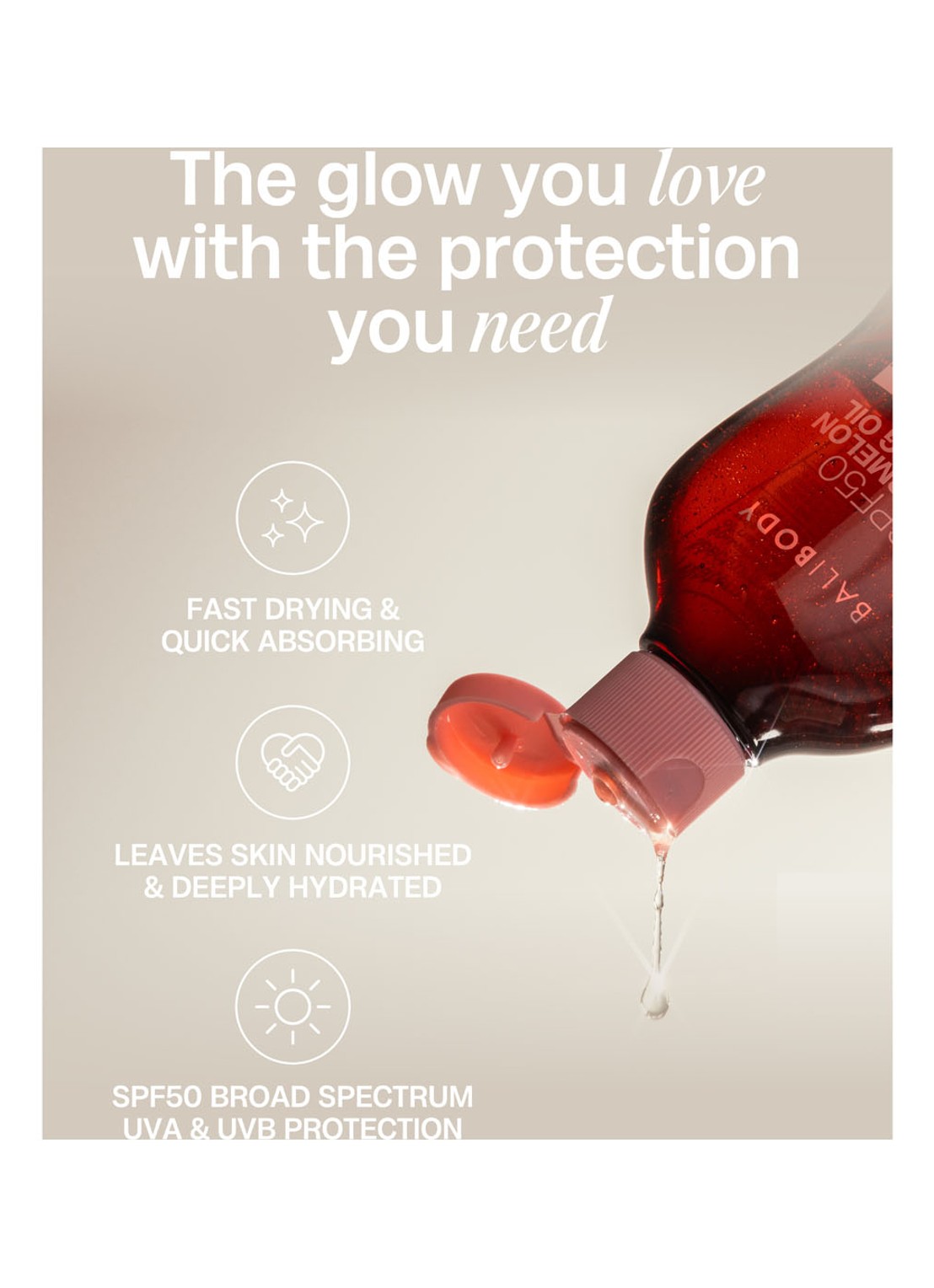 Bali Body Watermelon Tanning Oil SPF 50 - bruiningsolie - detail 3 undefined