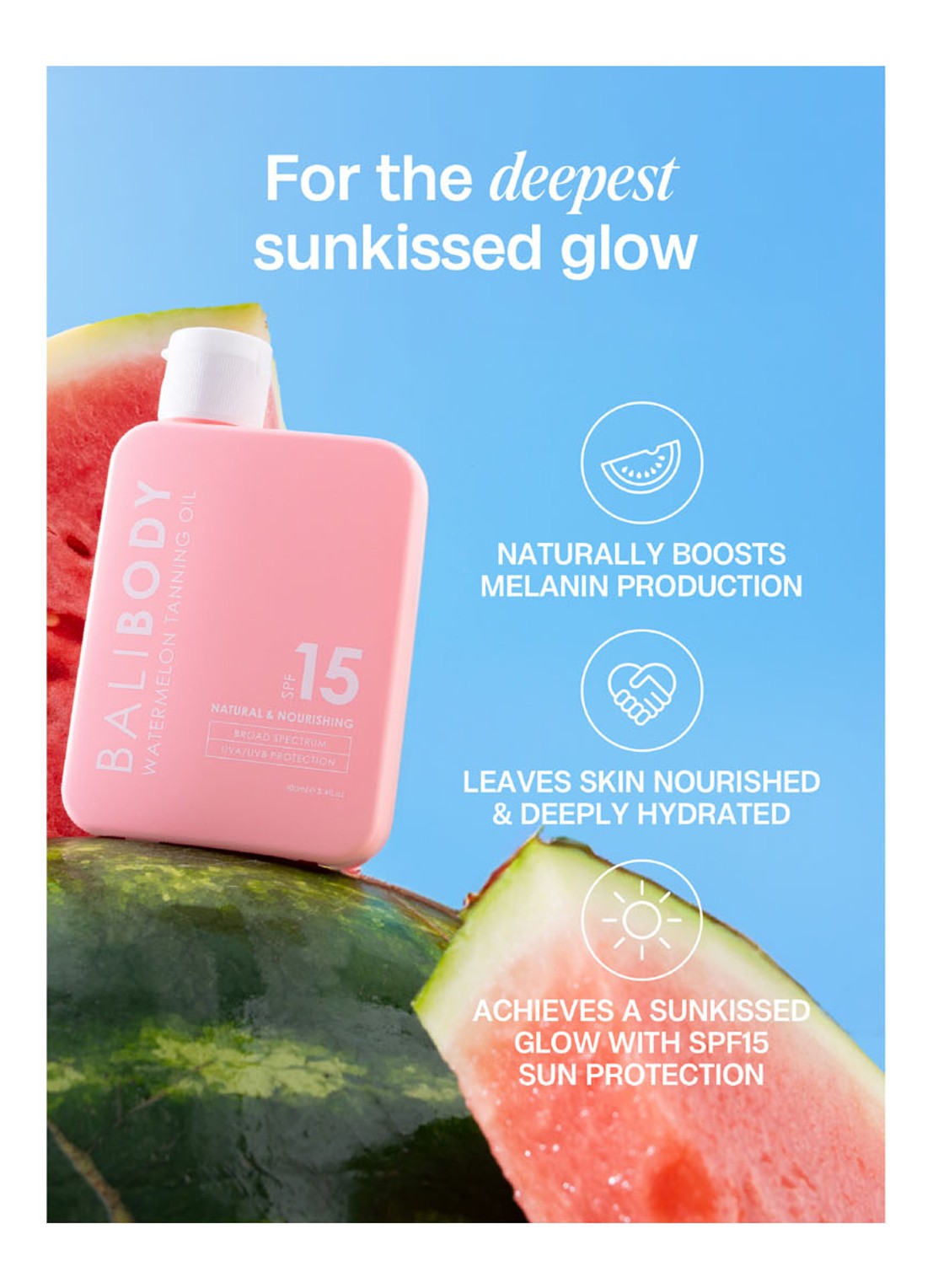 Bali Body Watermelon Tanning Oil SPF15 - zonneolie - detail 3 undefined