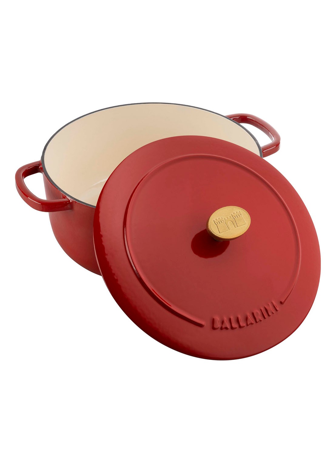 Ballarini Bellamonte ronde braadpan Ø20 cm - voorkant 2 rood