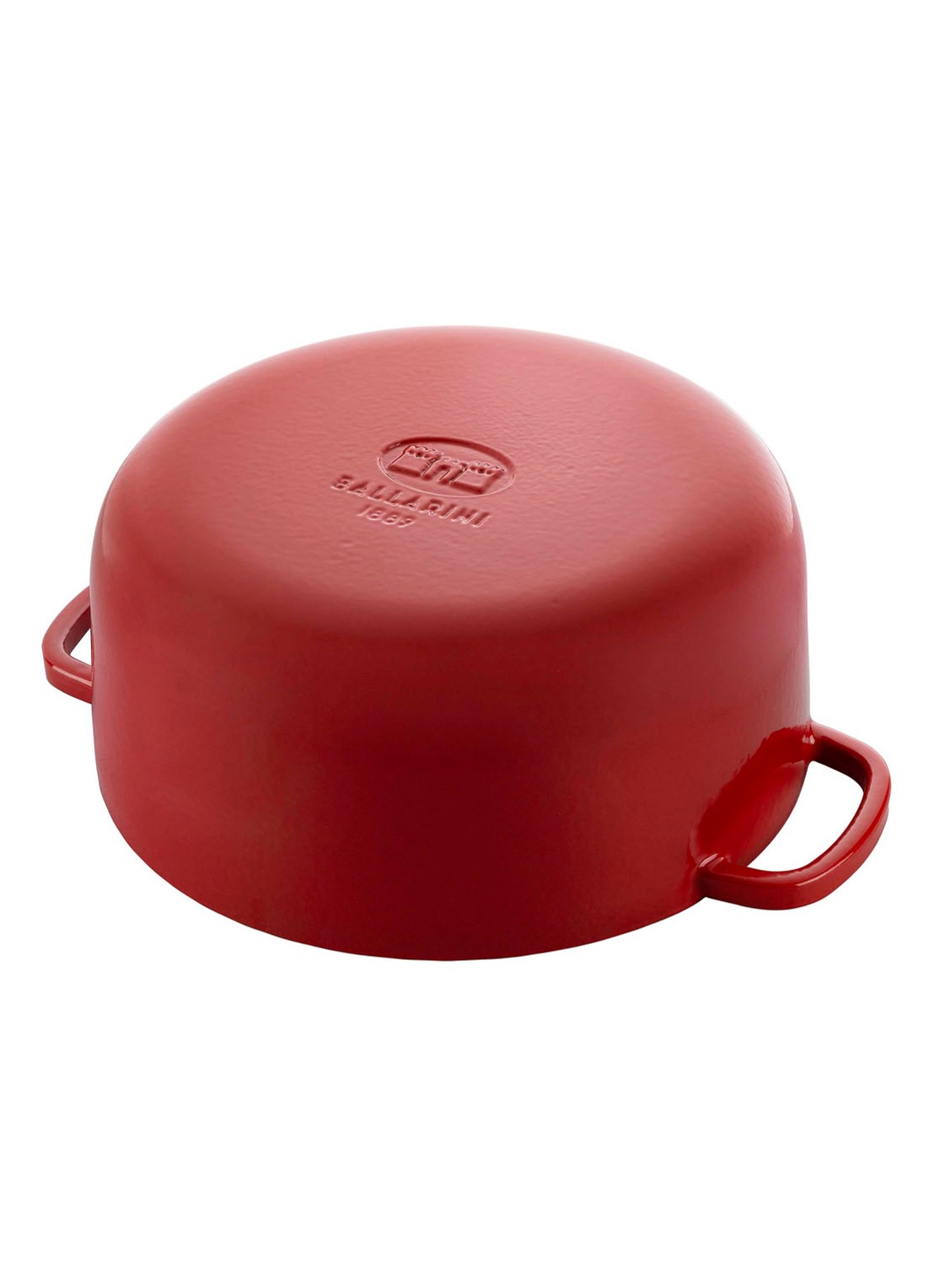Ballarini Bellamonte ronde braadpan Ø24 cm - detail rood