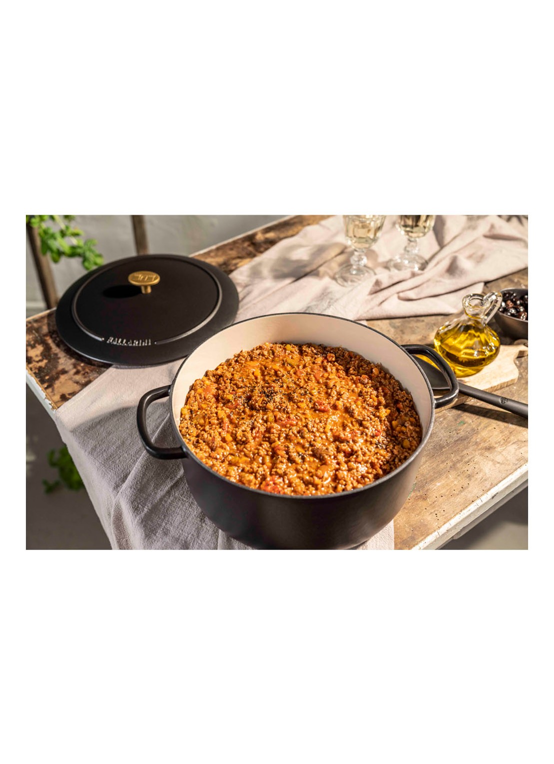 Ballarini Bellamonte ronde braadpan Ø26 cm - detail 4 zwart