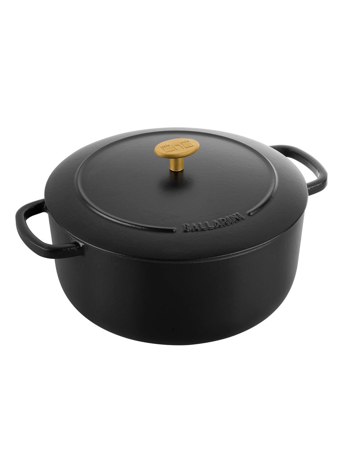 Ballarini Bellamonte ronde braadpan Ø26 cm - voorkant zwart