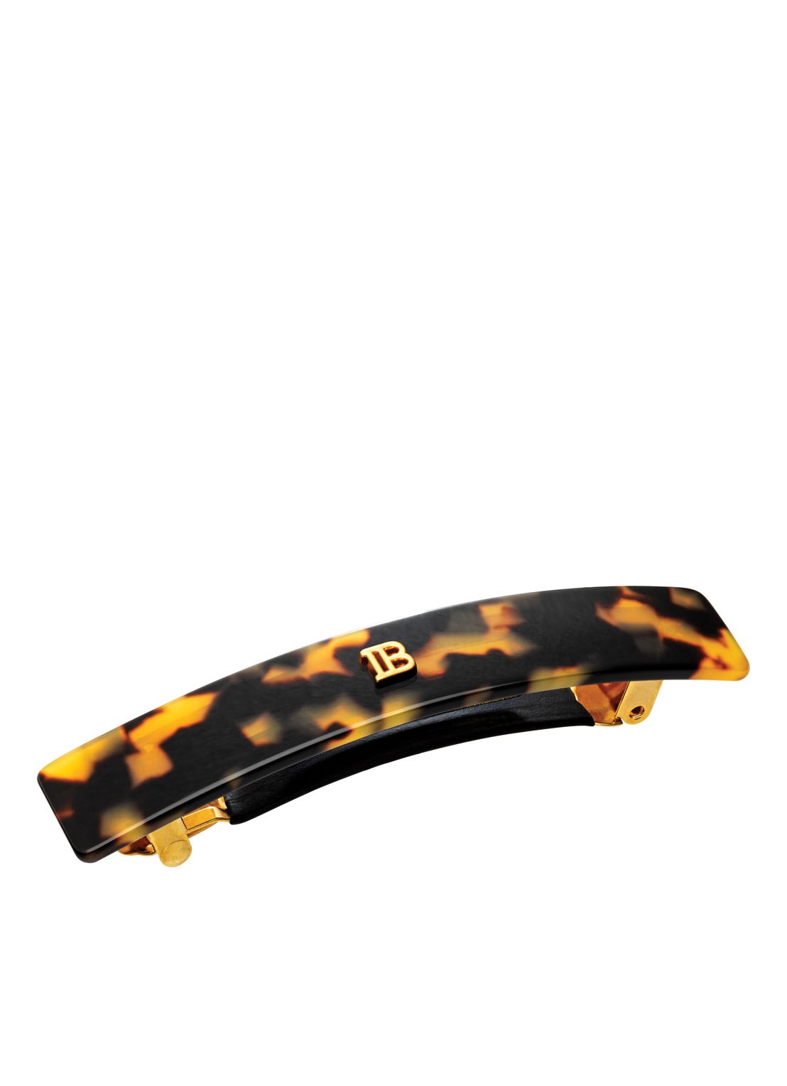 Balmain Hair Cellulose Acetate haarclip medium  - voorkant abrikoos