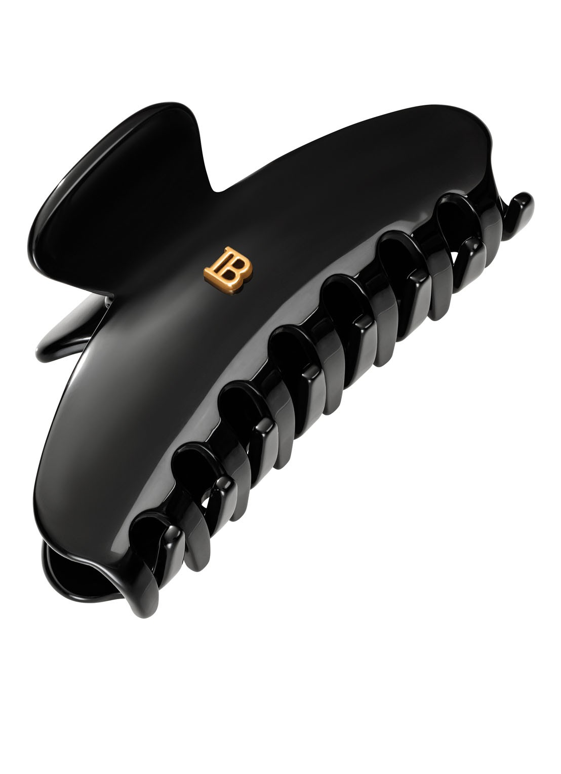 Balmain Hair Cellulose Acetate haarklem large - voorkant zwart