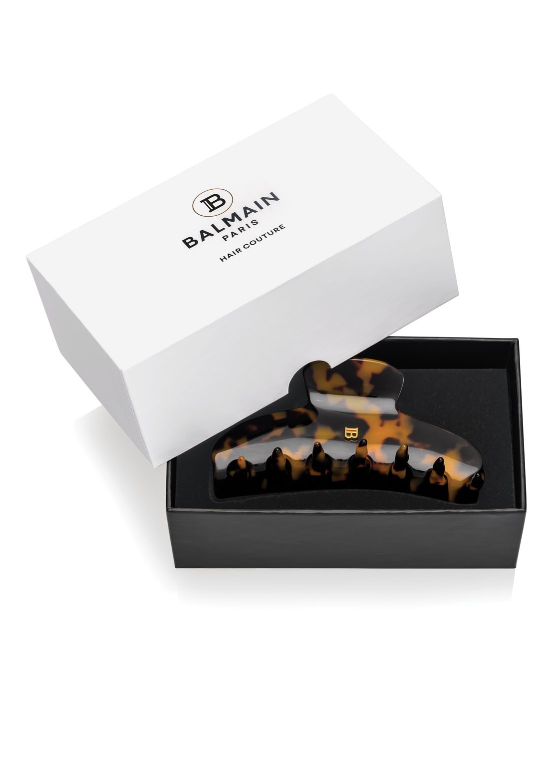 Balmain Hair Cellulose Acetate haarklem large - voorkant 2 abrikoos