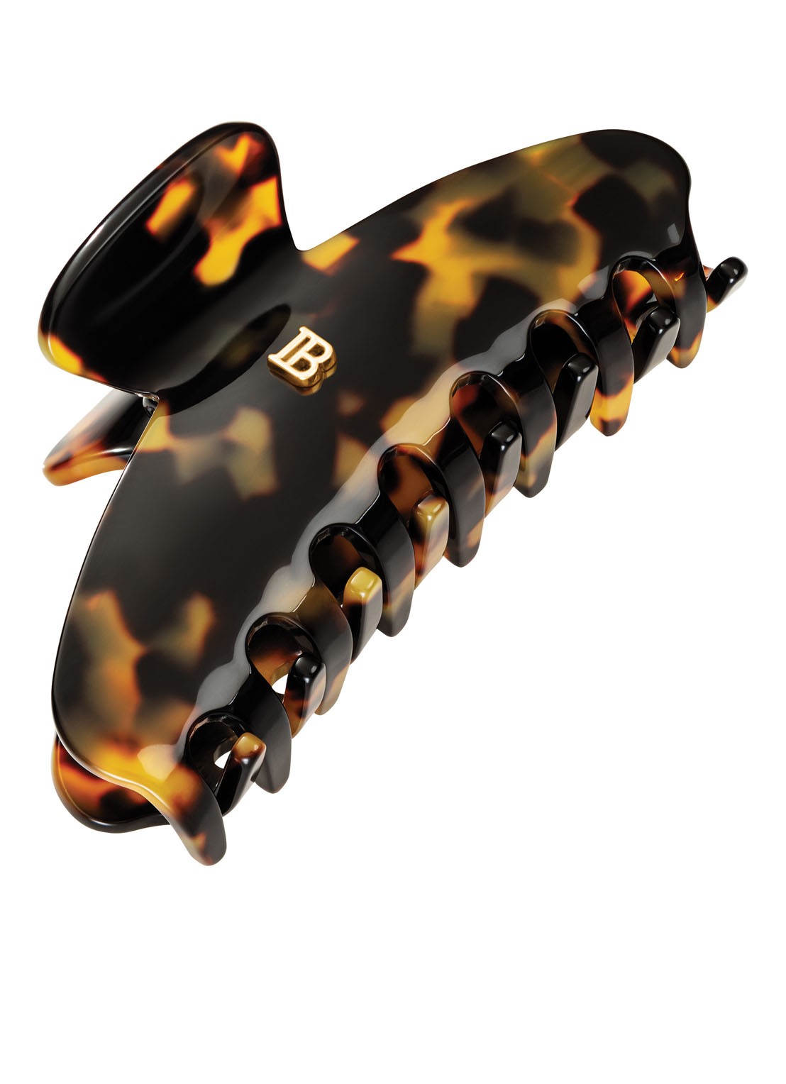 Balmain Hair Cellulose Acetate haarklem medium - voorkant abrikoos