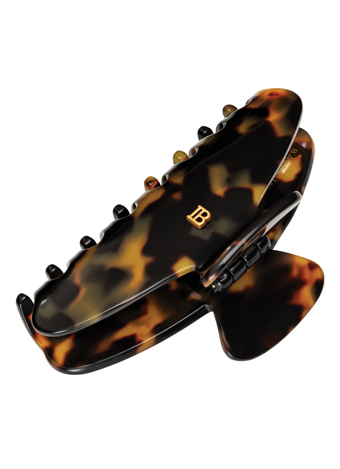Balmain Hair Cellulose Acetate haarklem medium - voorkant 2 abrikoos