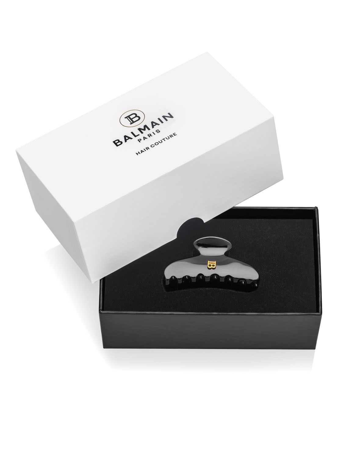 Balmain Hair Cellulose Acetate haarklem small - detail zwart