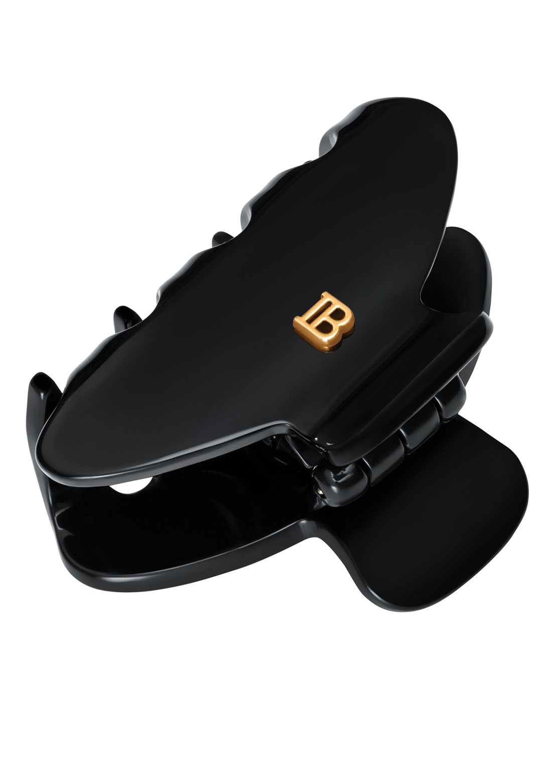 Balmain Hair Cellulose Acetate haarklem small - voorkant 4 zwart
