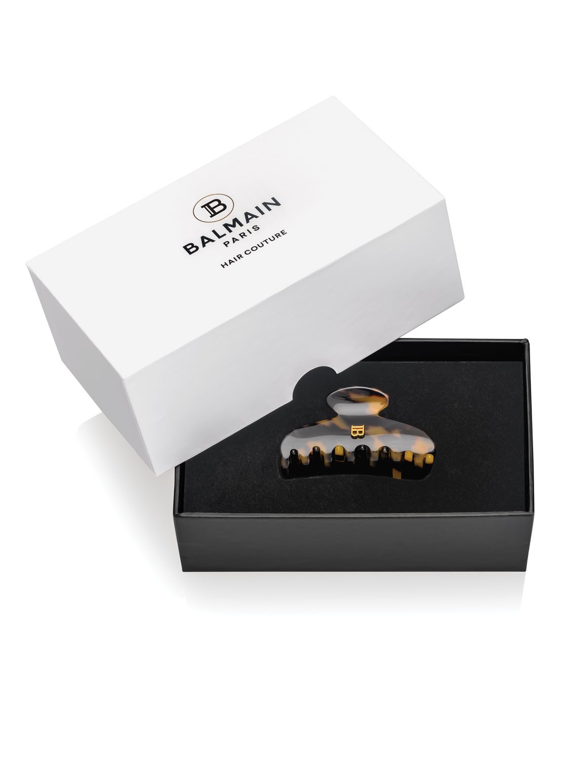 Balmain Hair Cellulose Acetate haarklem small - detail abrikoos