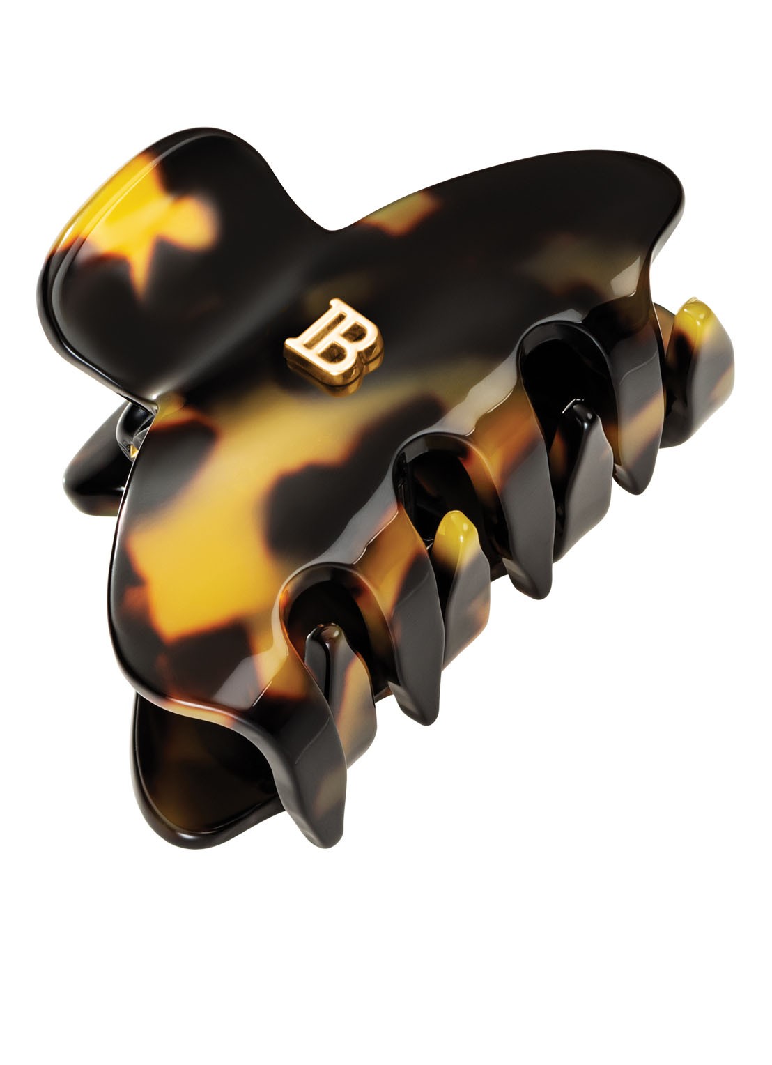 Balmain Hair Cellulose Acetate haarklem small - voorkant 3 abrikoos