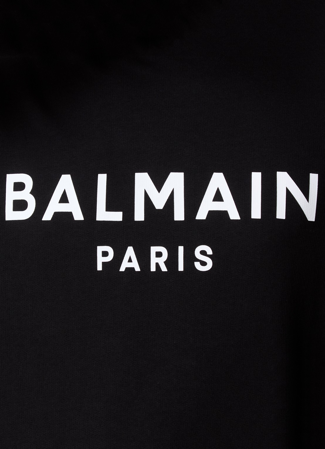 Balmain Hoodie met logoprint - detail 4 zwart