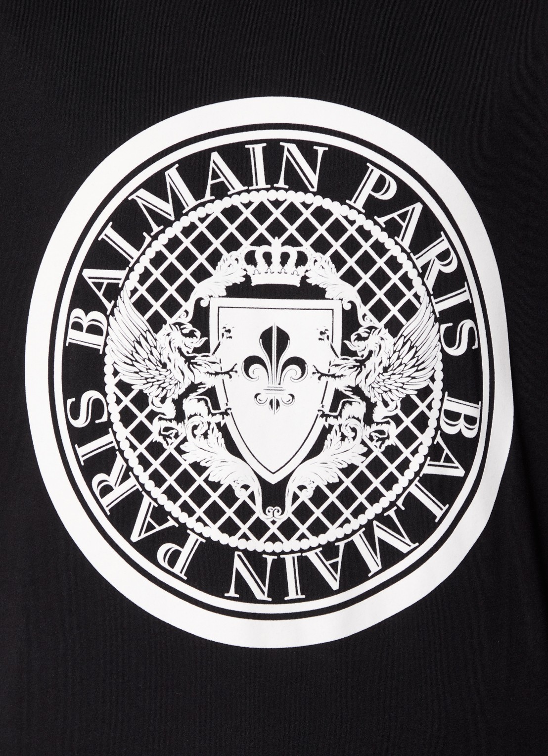 Balmain T-shirt met logoprint - detail 2 zwart