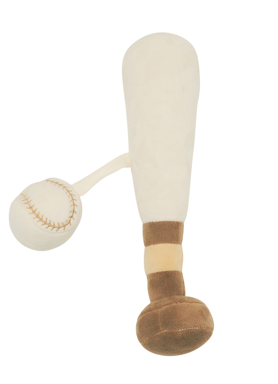 BamBam Honkbal knuffel 26 cm - voorkant multicolor