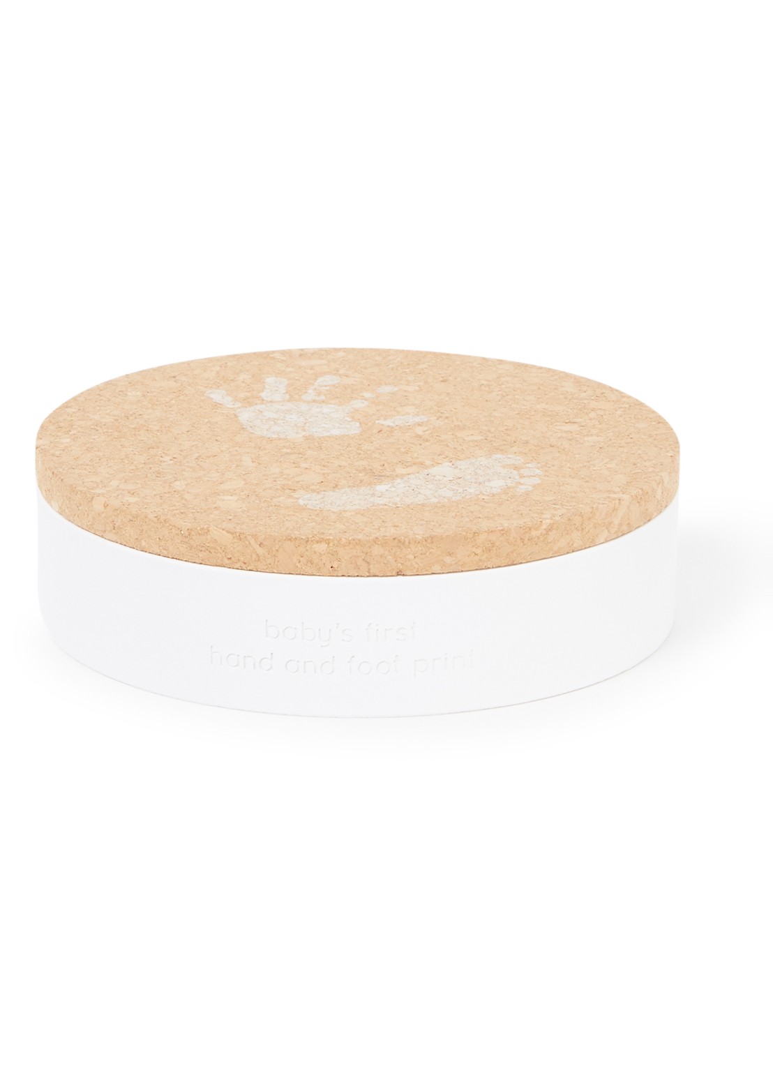 BamBam Ronde opbergdoos met print 16 cm - voorkant wit