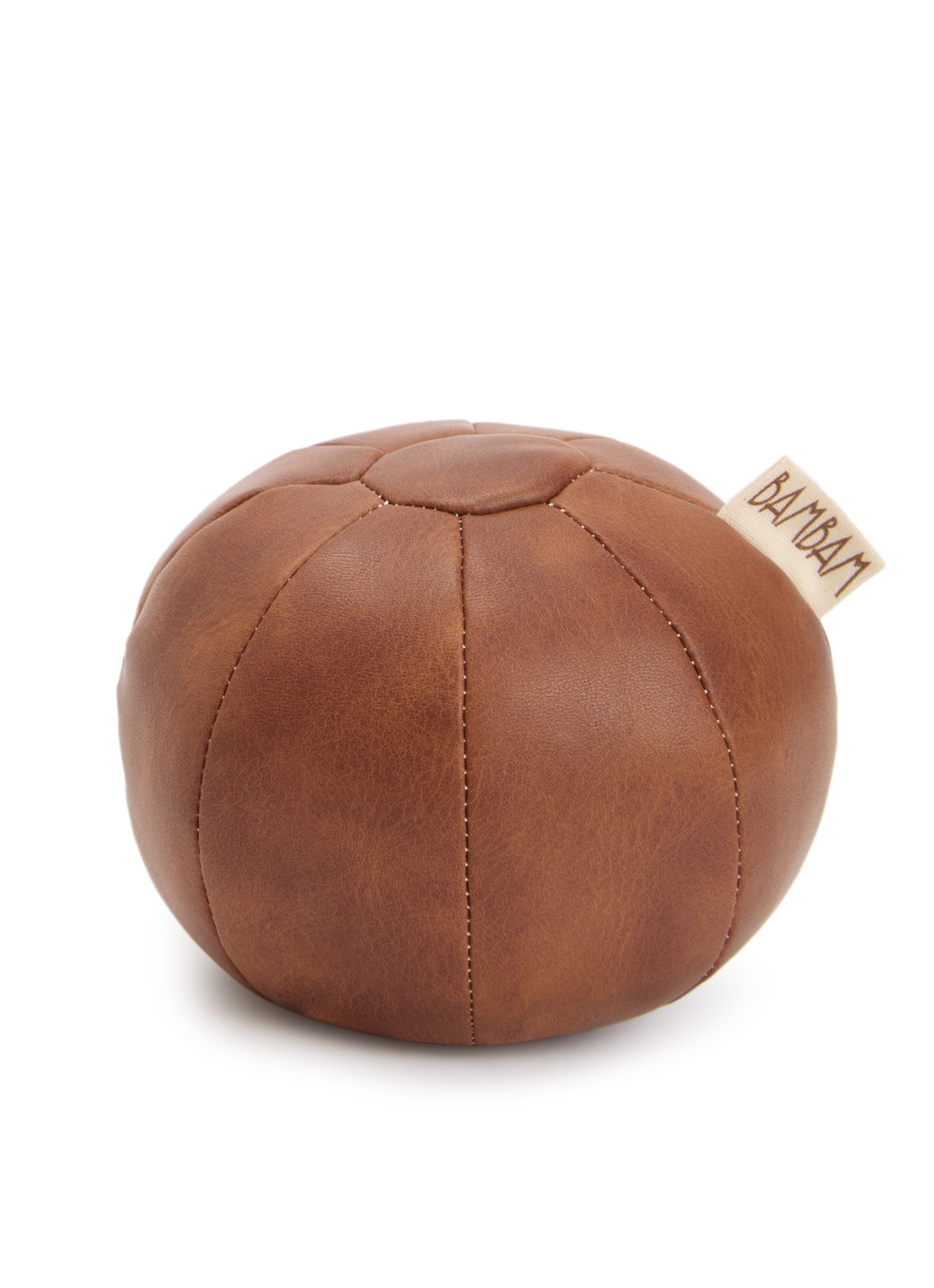 BamBam Vintage basketbal 12 cm - voorkant bruin