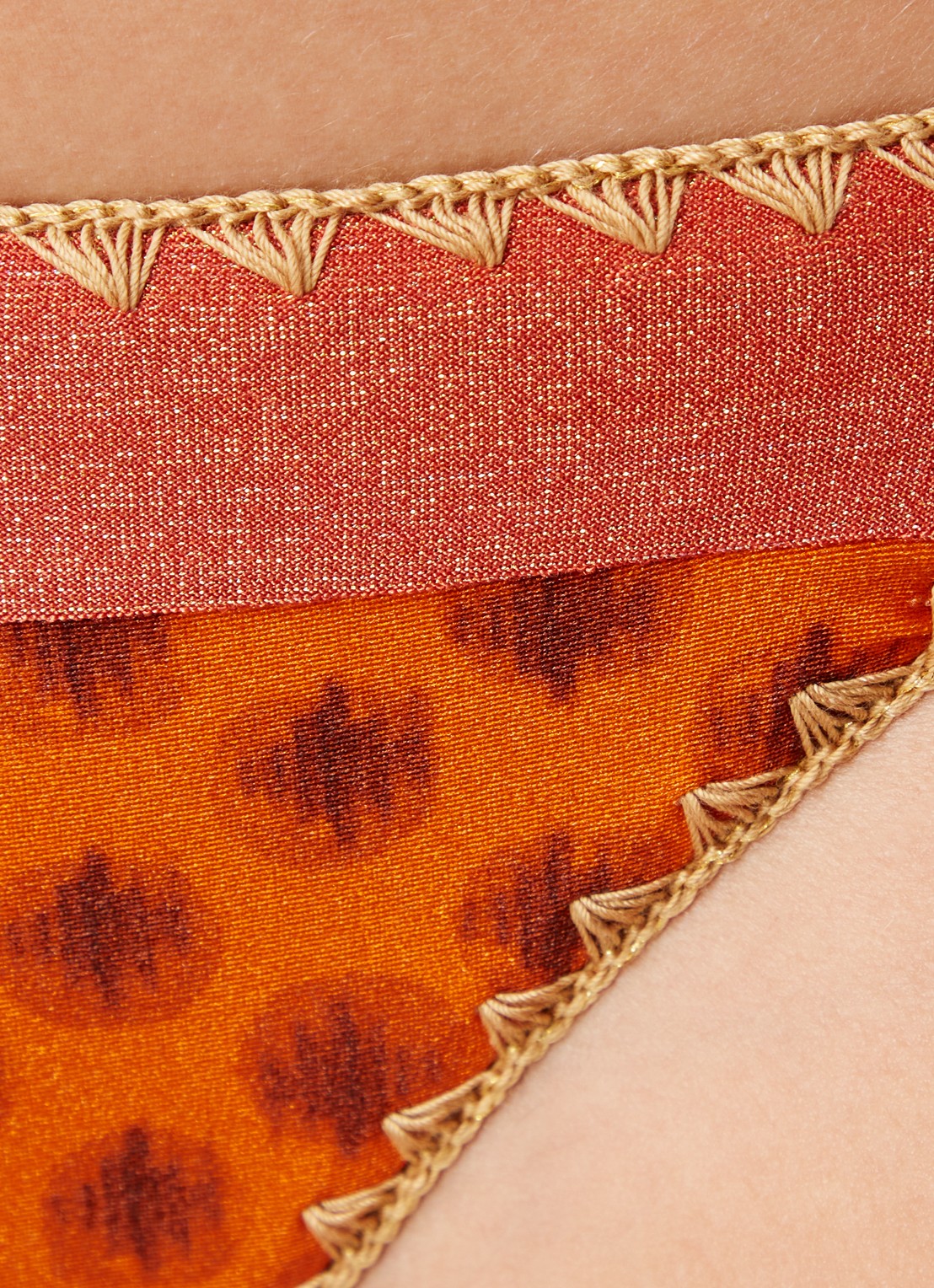 Banana Moon Blika bikinislip met lurex - detail 2 orange