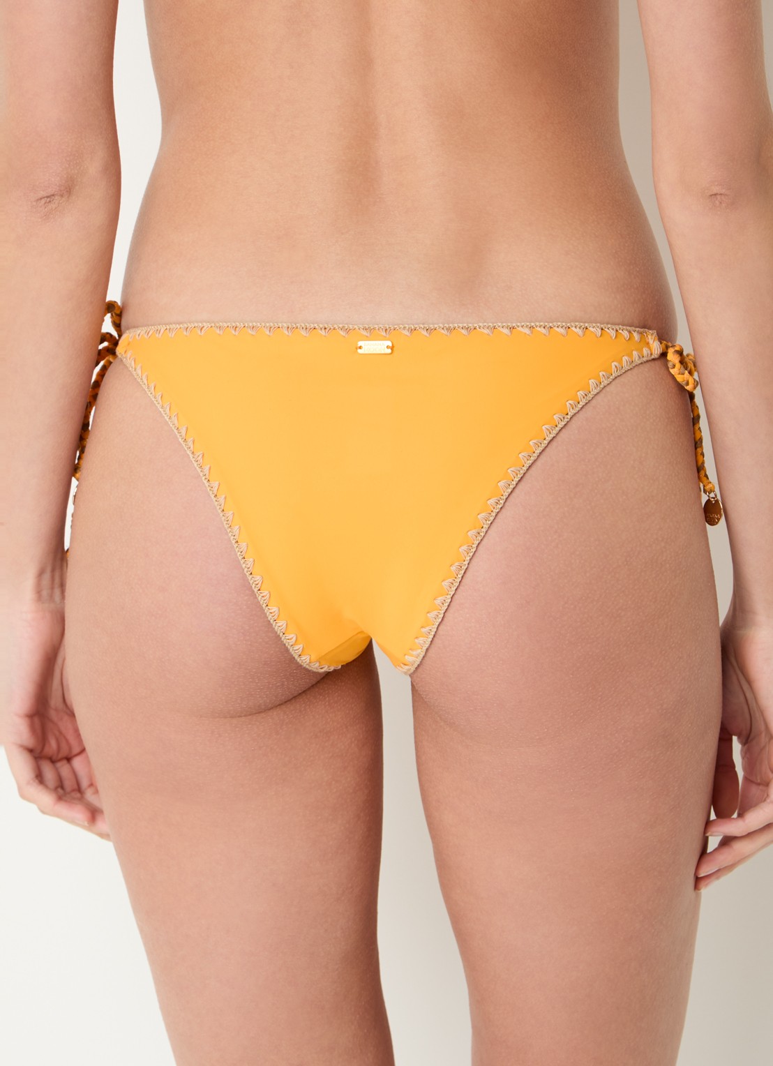 Banana Moon Blika Nazca tanga bikinislip met lurex - achterkant 4 orange