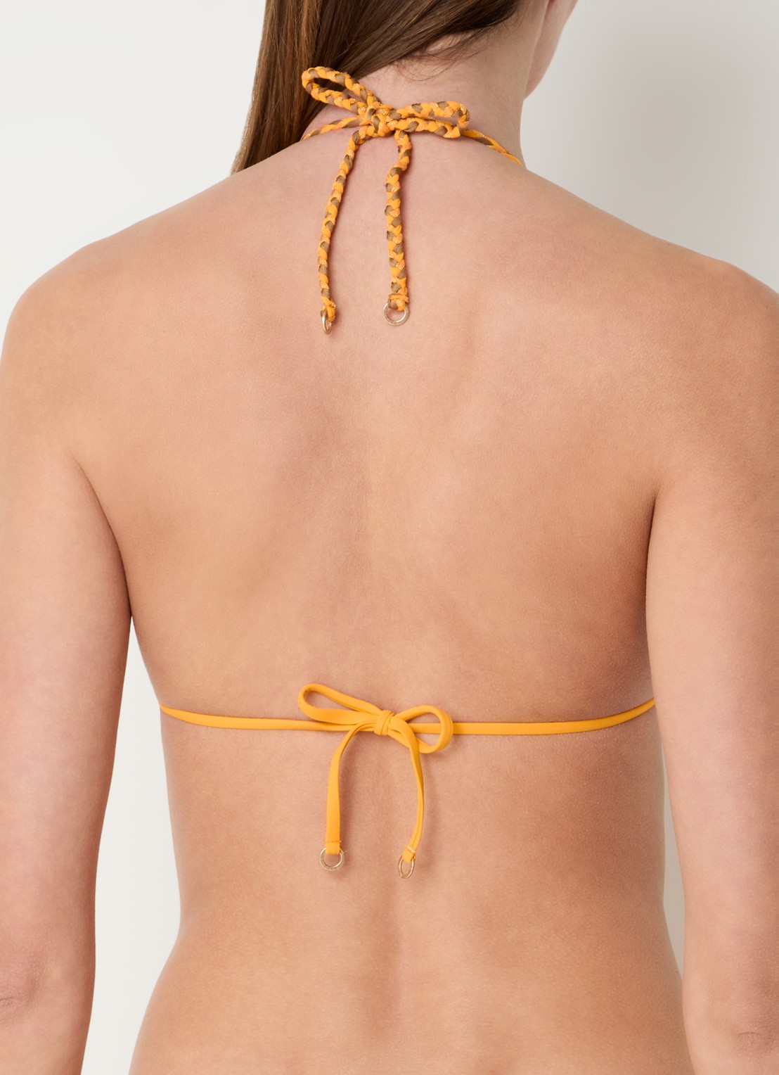 Banana Moon Bosco Nazca triangel bikinitop met uitneembare vulling - achterkant orange
