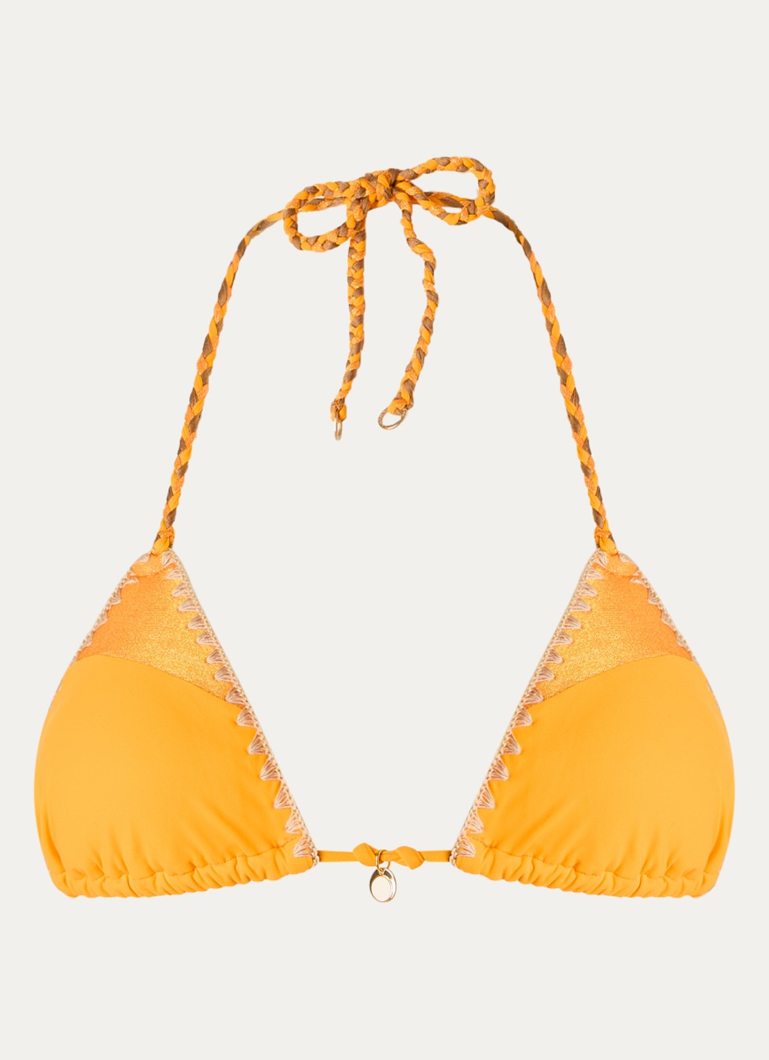 Banana Moon Bosco Nazca triangel bikinitop met uitneembare vulling - voorkant 4 orange