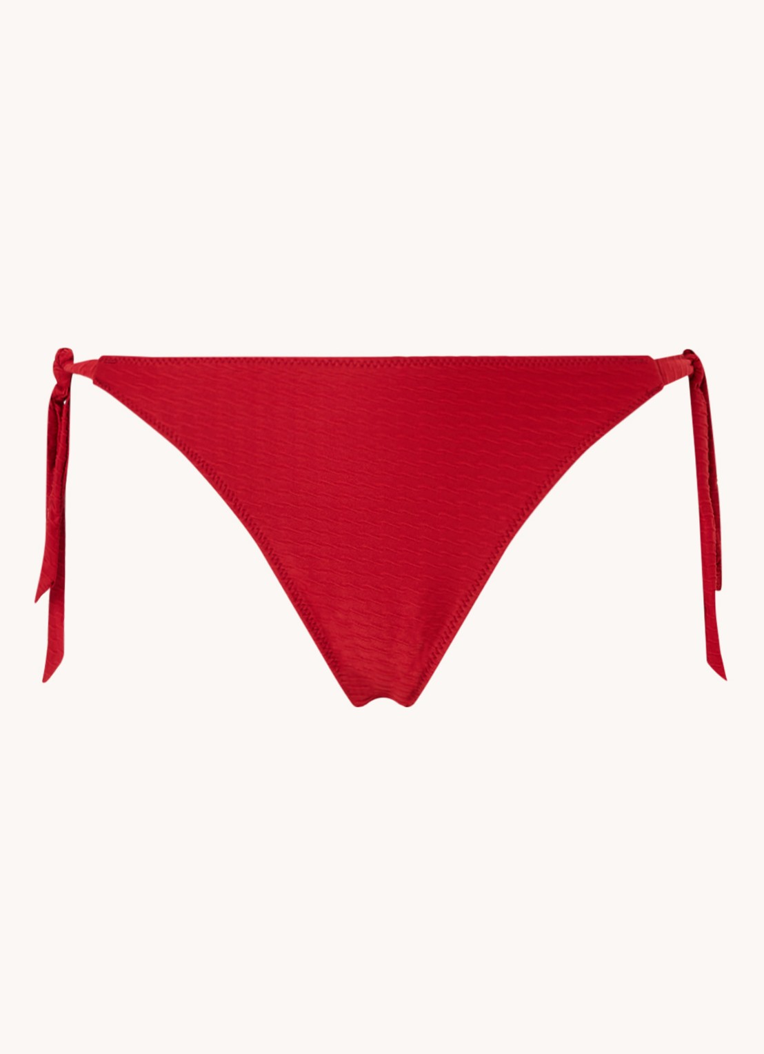 Banana Moon Romeo Dasia bikinislip met structuur - voorkant 2 steenrood
