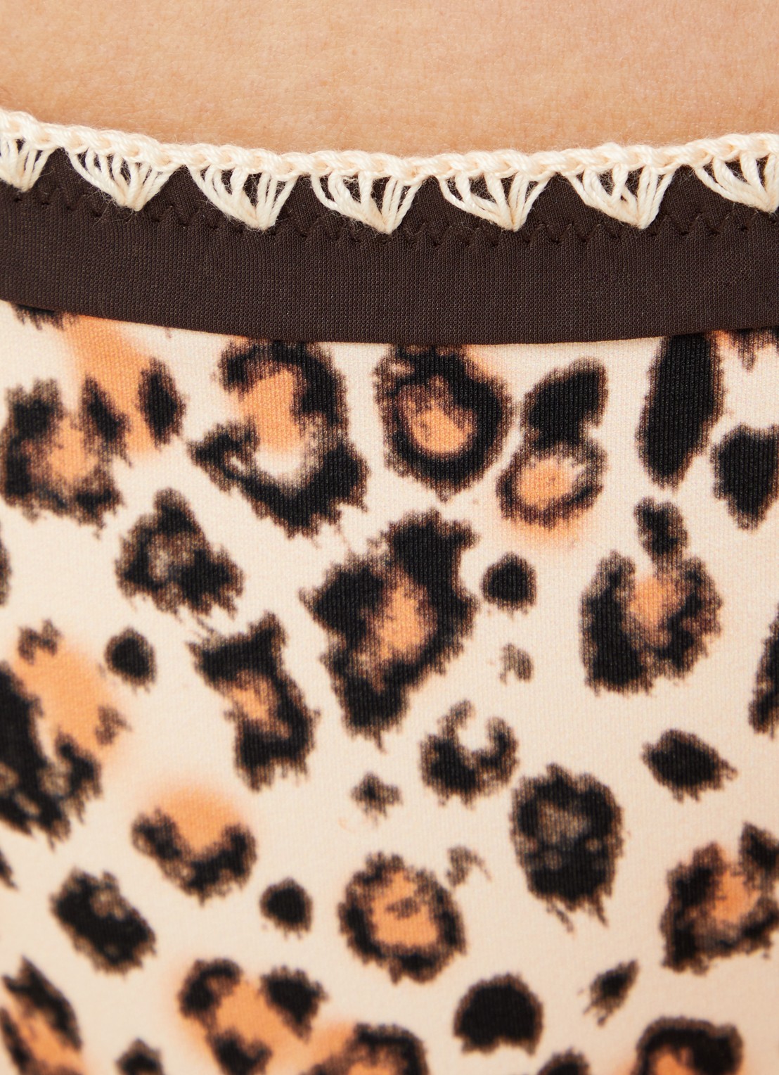 Banana Moon Sadia Savari bikinislip met panterprint - detail 5 beige