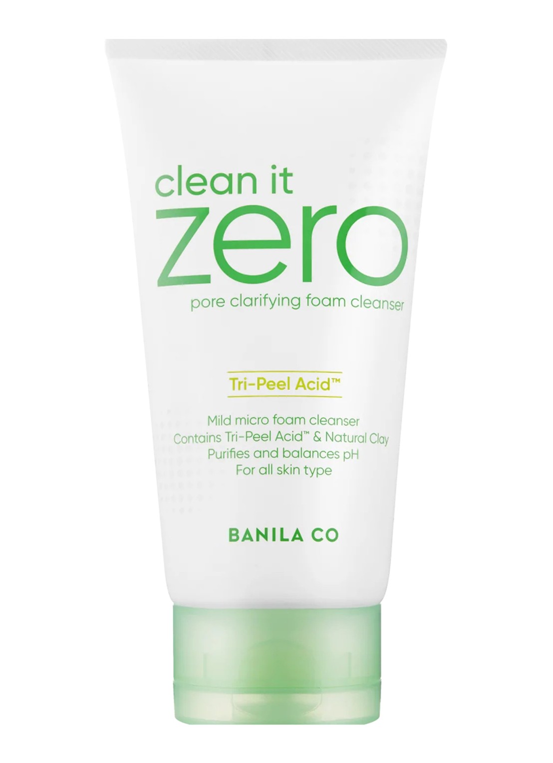 Banila Co  Clean It Zero Pore Clarifying Foam Cleanser - reinigingsschuim - voorkant 3 undefined