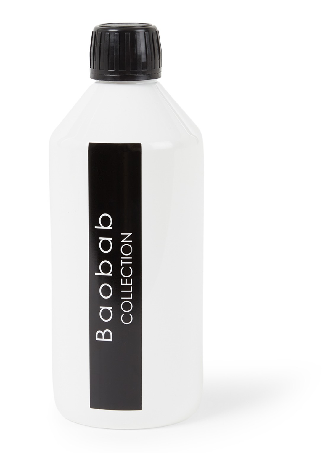 Baobab Collection Black Pearls navulling voor geurstokjes 500 ml - voorkant wit