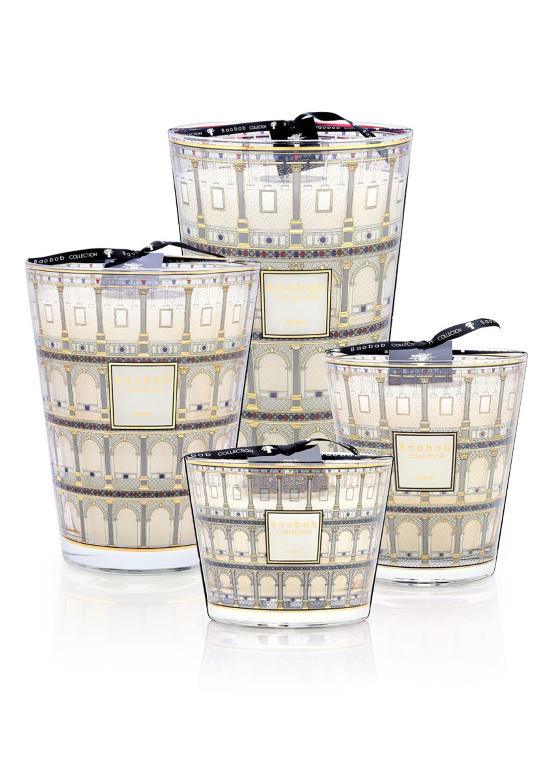Baobab Collection Cities Roma Max 24 geurkaars 3 kg - voorkant 2 multicolor