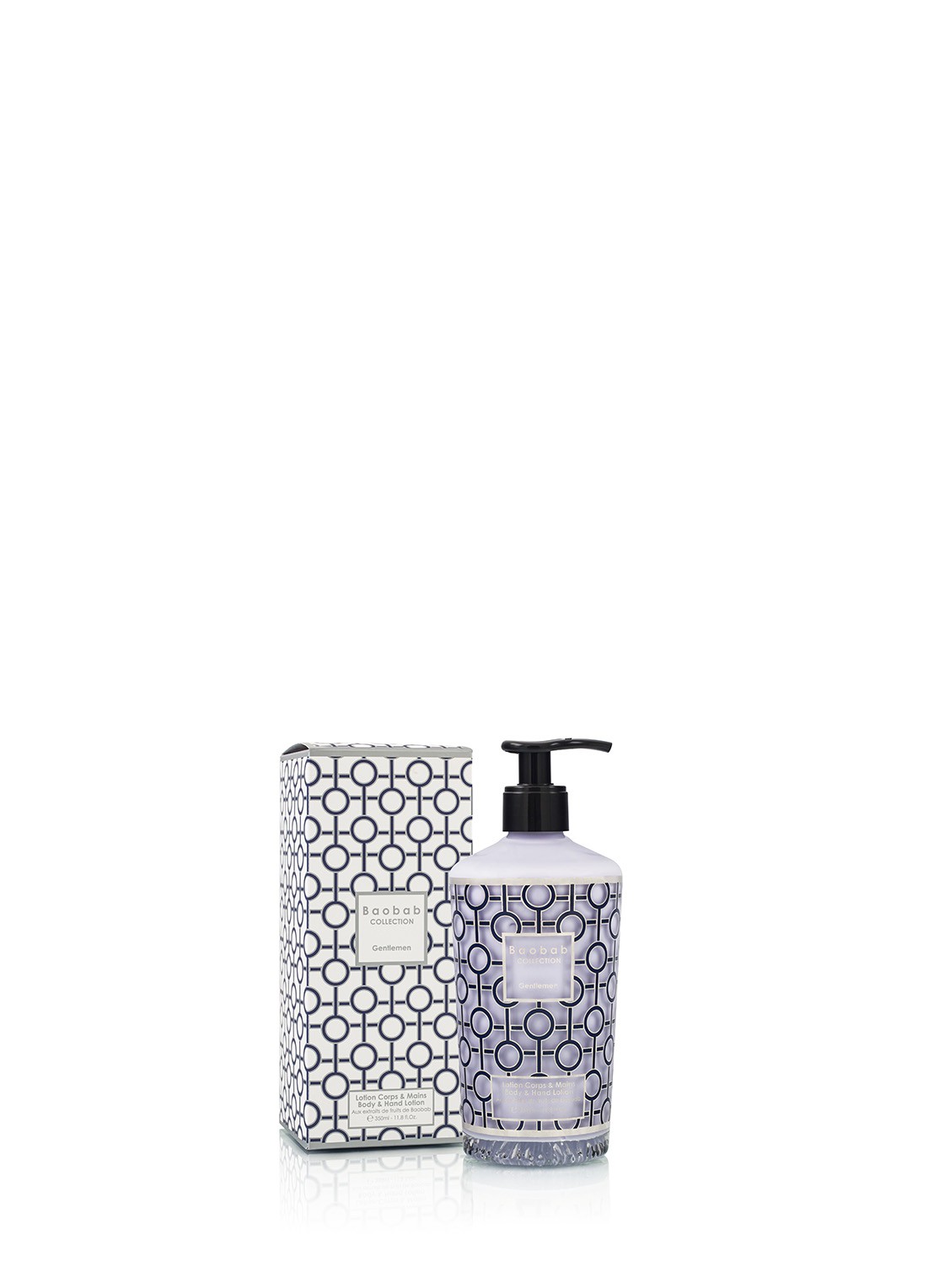 Baobab Collection  Gentlemen body- & handlotion 350 ml  - voorkant blauw