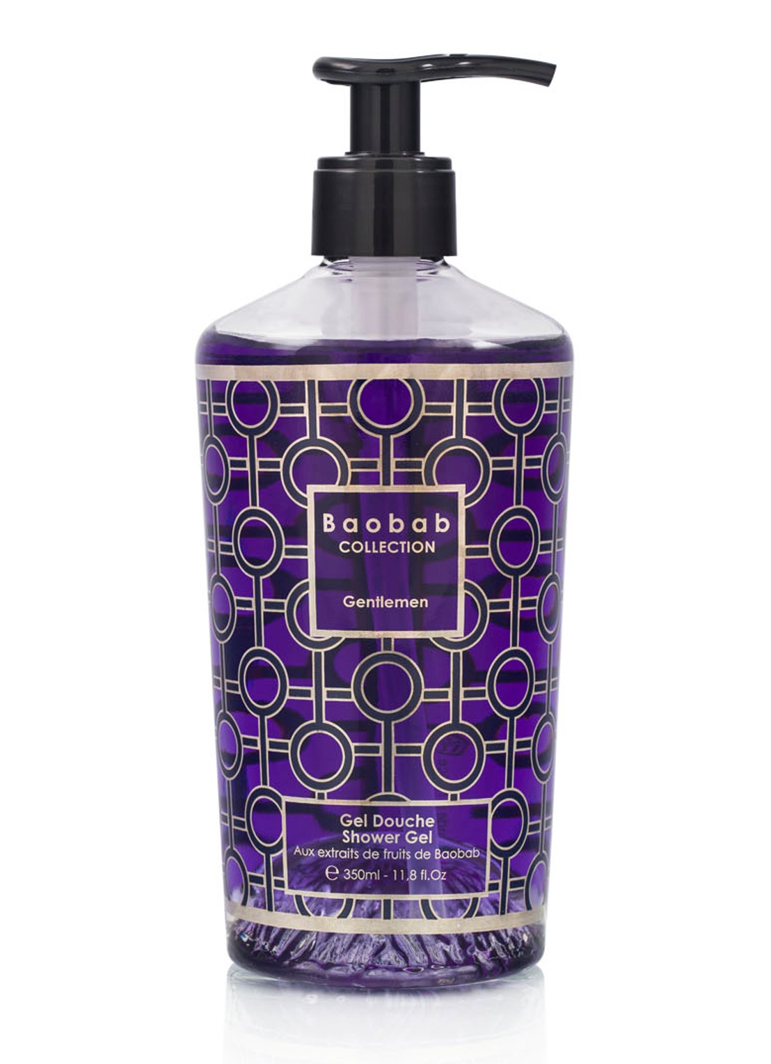 Baobab Collection Gentlemen Showergel - douchegel - voorkant 2 paars