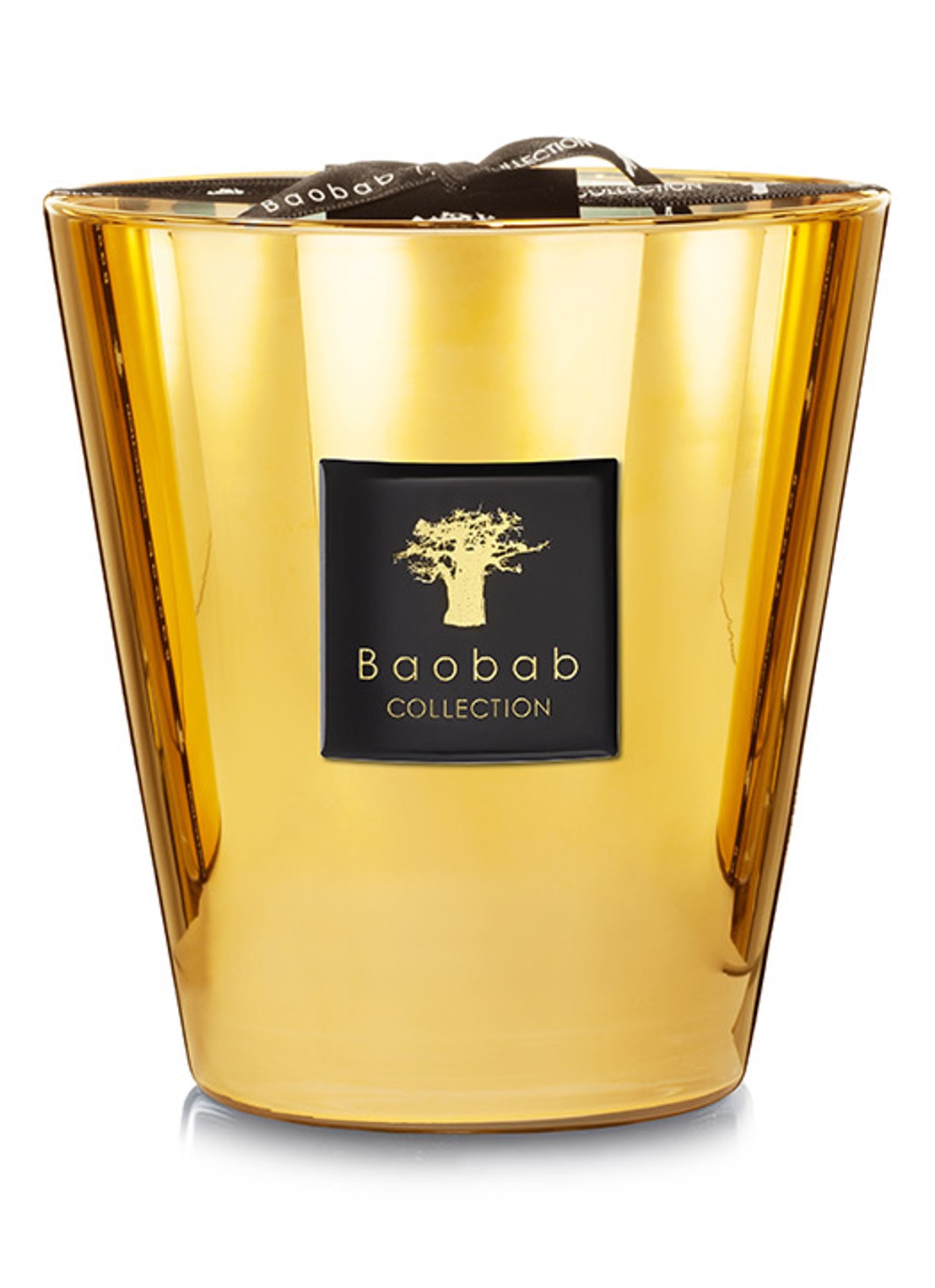 Baobab Collection Les Exclusives Aurum Max 16 geurkaars 1,1 kg - voorkant goud